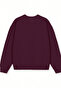 Men's Burgundy Regular Fit Crew Neck Knitted Sweater - 2