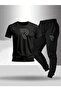 Unisex Printed Modern Oversize Sports Special Design Tracksuit Set - 3
