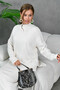 Women's Mock Neck Casual Sweater Long Skirt Two-Piece Knitwear Set - 2