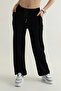 Women's Modal Pants with Pockets, Elastic Waist, Wide Legs - 3