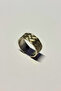 Cross Weave Textured Special Design Masculine Adjustable Men's Ring - 3