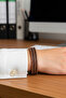 Women's Copper Bracelet - Three Row Dotted Twisted Copper Bracelet Metal Box - 2