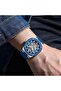 8485 Men's Simple Casual Mechanical Silicone Strap 3ATM Waterproof Watch - 3