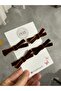 “Velvet Mini Bow Hair Clip Set of 4 |   Economic Package |   Special Design” - 4