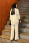 Knitwear Set with Stone Collar Beige - 4