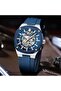 8485 Men's Simple Casual Mechanical Silicone Strap 3ATM Waterproof Watch - 2