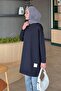 Two-Thread Arma Detailed Sweat Tunic Navy Blue - 2
