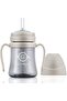 Spill Proof Magic Sippy Cup with Straw & Handle, PPSU, BPA Free, 6 oz (Beige)