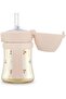 Flip Top Spill Proof Sippy Cup, PPSU, BPA Free, 6 oz, Stage 2 Straw (Cherry)