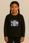 K-Pop Demon Slayer (Tnt-10390) Design Printed Long Sleeve T-Shirt (4-13 Years) - 2