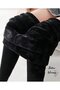 Fk Heavy Weight Plush Inside Thermal Black Ultra Quality Flexible Socks Tights - Winter2025 - 2