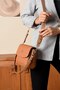 Women's Embossed Patterned Leather Casual Shoulder and Crossbody Bag - 2