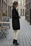 Knitwear Sweater with Buttoned Sleeves R4474 Black - 3