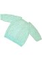 0-1 Year Old Knitted Green Mottled Pattern Baby Cardigan - 6