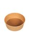 Kraft Cardboard Salad Bowl with Lid 750cc 50 Pieces - 3
