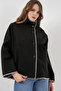 Women's Embroidered Cashmere Jacket 9167 - Black