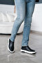 Men's Chunky Sole Leather Sports Boots - 3