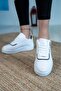 White Black Women's Sports Walking Running Shoes Sneaker - 4
