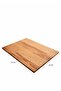 Handcrafted 3-Piece Set Cutting Board - Natural Wood - Presentation and Meat Board - Oak - 3