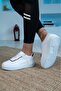 White Black Women's Sports Walking Running Shoes Sneaker - 3