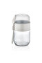 Glass Yogurt Container Qlux Glass Yogurt Muesli Portion Container Meal Container C-00538 Bpa Free with Fork - 2