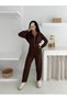 High Neck Fitted Waist Modal Women's Tracksuit Set/Women's High Neck Fitted Waist Modal Tracksuit