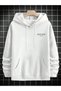 No Money but Love Printed Hooded Sweatshirt - 3