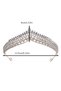 (Gold) Crown with Pearls and Stones Wedding Bridal Henna Engagement Birthday Graduation Party Photography Hair Accessory - 2
