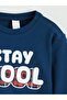 Crew Neck Long Sleeve Printed Baby Boy Pajama Set (W5) - 3