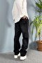 Stoned Black Baggy Fit Jean Pants - 3