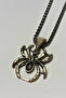 Gothic Spider Symbol Vintage Handcrafted Stainless Steel Chain Men's Necklace - 3