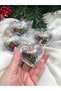 Handmade Success Health Peace Happiness Written Christmas Tree Ornament