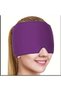 Yiwushi 1Pcs Reusable Gel Hat, Cooling Gel Bandana for Face Purple - 5
