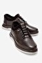 Genuine Leather, 4 Seasons, Anatomical and Orthopedic, Elastic, Men's Inner Outer Leather Shoes
