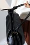 Black Women's Bag Shoulder and Arm Bag - 8