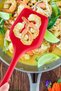5-Piece Heat Resistant 100% Silicone Spatula Kitchen Utensil Set Brush Wire Whisk Kitchen Utensils - 3
