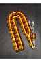 Special Large Model Orange Color Cut Polished Powder Amber Prayer Beads - 3