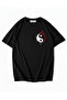 Yin Yang Printed Oversized T-Shirt