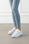 Women's White Velcro Sneakers: Comfortable and Stylish Casual Shoe Models - 2