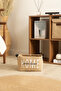 Tidy Jute Home Written Basket (30X22X18 cm) 6014