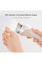 Electric Callus Remover Rechargeable Foot File with 3 Roller Heads (White) - 6