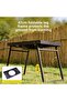 Portable BBQ Table with Removable Charcoal Tray – Heat & Rust Resistant 12" Grill - 5