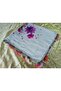 وشاح ريحان مطرز يدويًا، يمني، غطاء مولود، هدية مطرزة من 4 جوانب