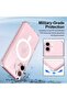 Compatible iPhone 16 Plus Magnetic Clear Shockproof Hard Back Case - 3