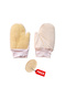 Organic Loofah Bath Glove-Velvet + Makeup Remover Exfoliating Pad - 3