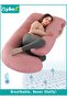 Pregnancy Pillow with Cooling Cover, Maternity Pillows for Sleeping, U-Shaped Body Support for Back,