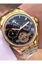 Automatic and Self-Winding Sun and Moon Phase Dial Steel Band Men's Wristwatch Bfc.03606.3 - 2