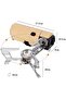 YU WELL Foldable Butane Camping Stove 2600W Portable with Storage Bag (Khaki, 27.5x10.5x8cm) - 3