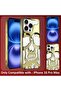for iPhone 16 Pro Max Skull Hollow Shockproof Case (Gold) - 2