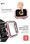 جراب مرصع بالألماس مع واقي شاشة لساعة Apple Watch مقاس 38 مم - 2